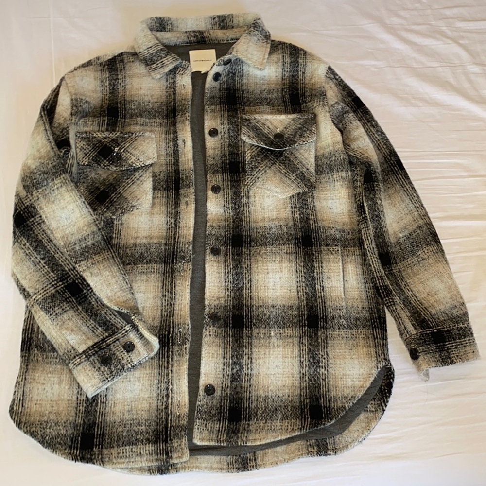 Plaid Shacket by Vici EUC